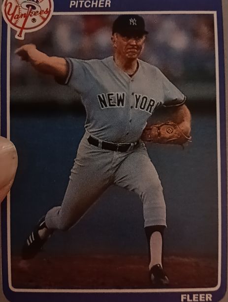 1985 Fleer #1 Whitey Ford — front