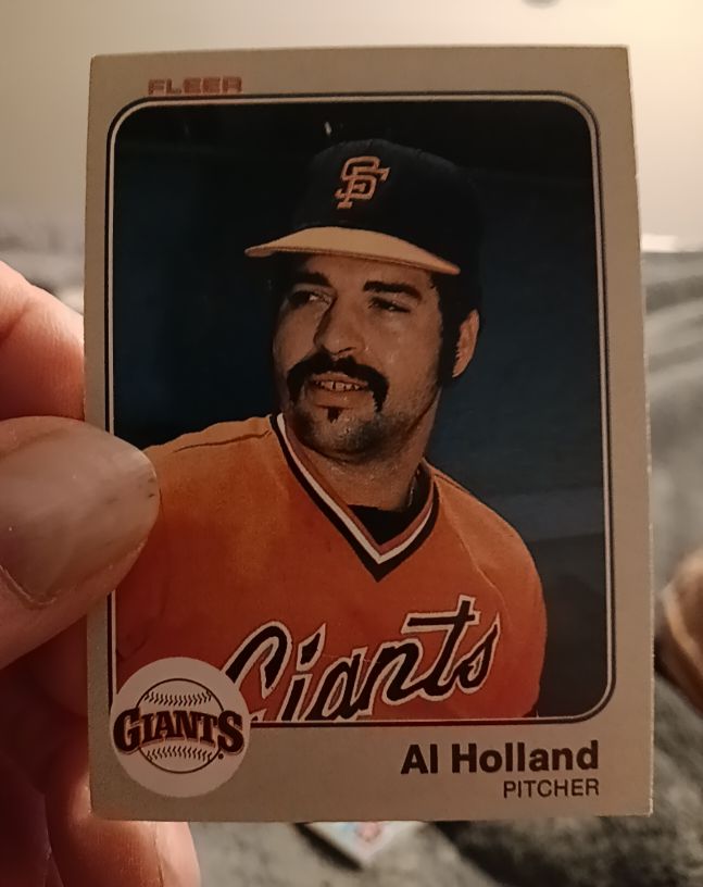 1983 Fleer #262 Al Holland — front