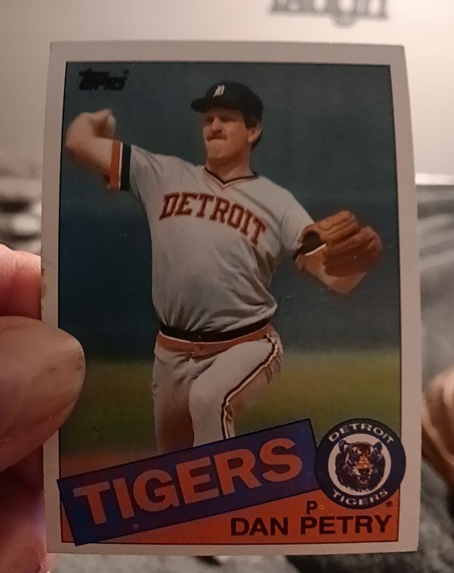 1985 Topps #435 Dan Petry — front