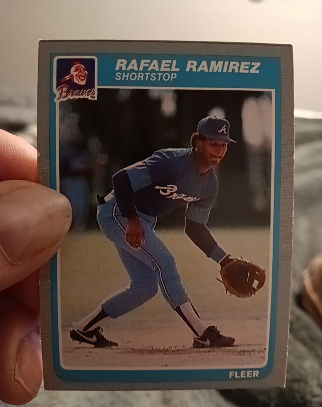1985 Fleer #339 Rafael Ramirez — front