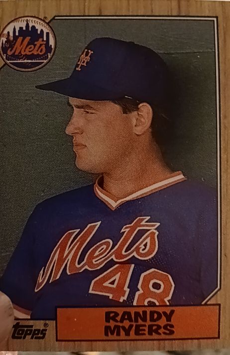 1987 Topps #213 Randy Myers — front