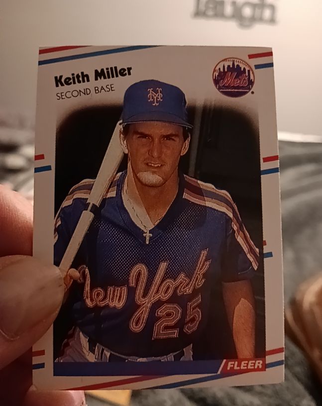 1988 Fleer #144 Keith Miller — front
