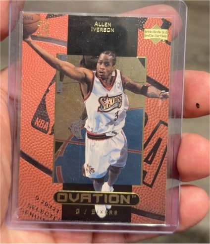 1999-00 Upper Deck Ovation #40 Allen Iverson — front