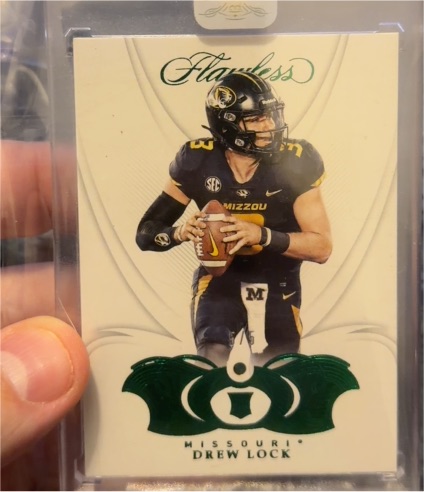 2019 Panini Flawless Collegiate Drew Lock — front