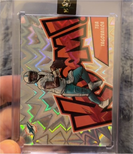 2023 Panini Absolute Kaboom! Vertical #K11 Tua Tagovailoa — front