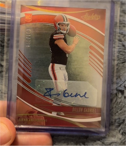 2025 Panini Absolute #117 Dillon Gabriel Rookie Card — front