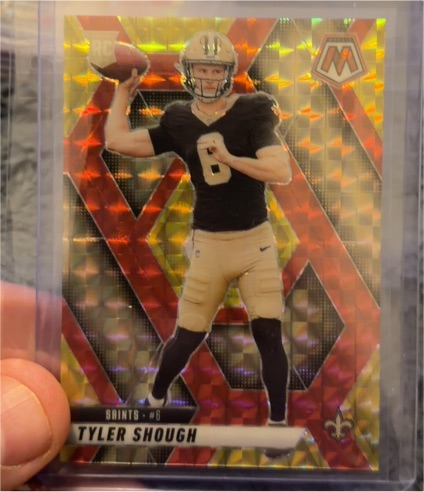 2025 Panini Mosaic #312 Tyler Shough — front