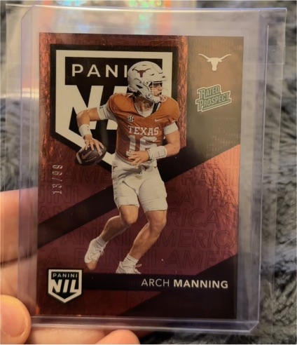 2025 Panini The National #NIL1 Arch Manning — front