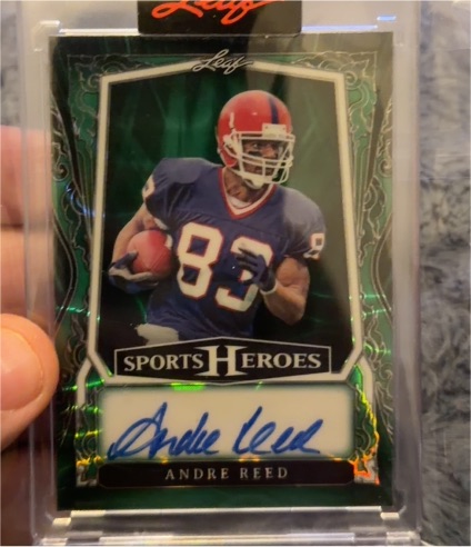 2025 Leaf Metal Sports Heroes #BA-AR1 Andre Reed — front