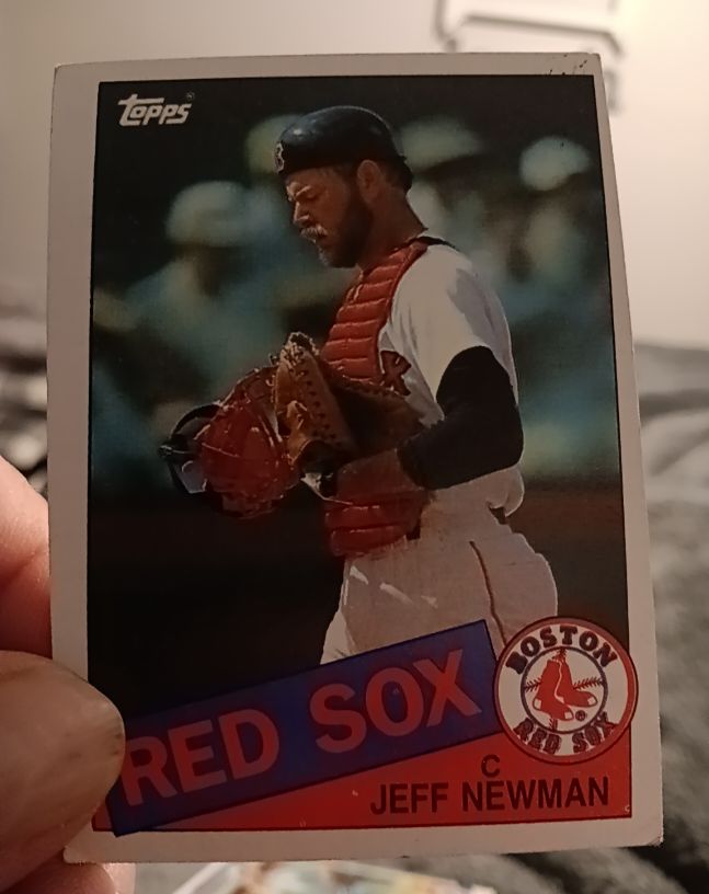 1985 Topps #376 Jeff Newman — front