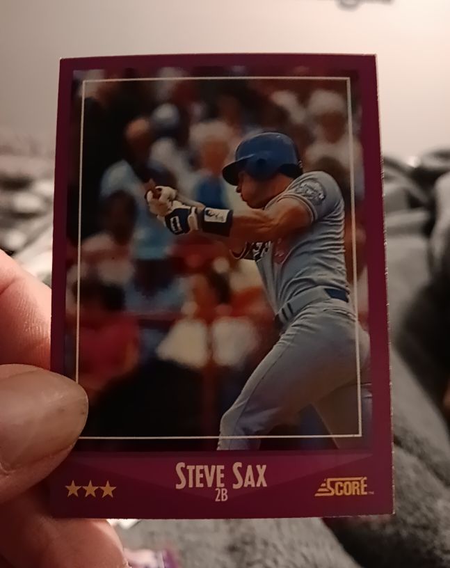 1988 Score #35 Steve Sax — front