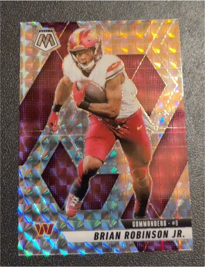 2025 Panini Mosaic #8 Brian Robinson Jr. — front
