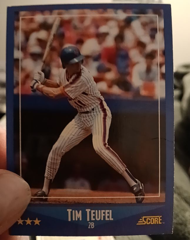 1988 Score #128 Tim Teufel — front