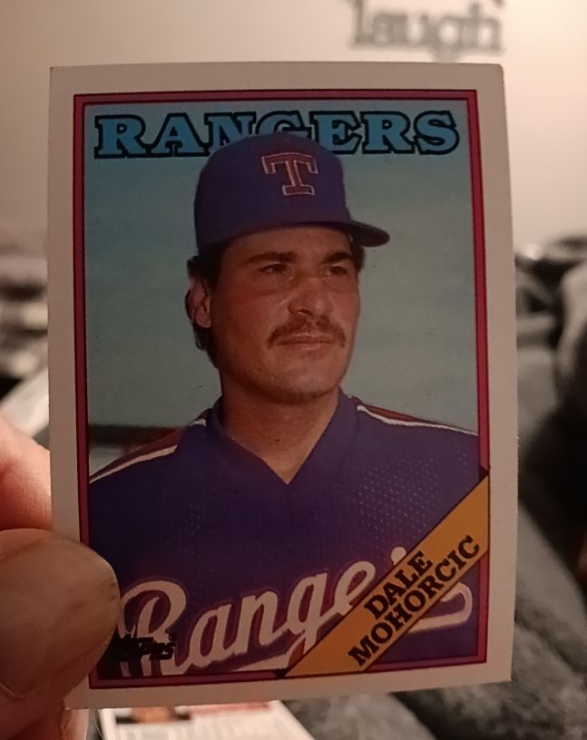 1988 Topps #163 Dale Mohorcic — front