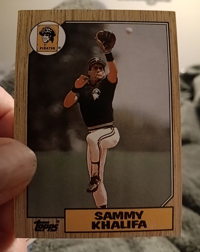 1987 Topps #164 Sammy Khalifa — front