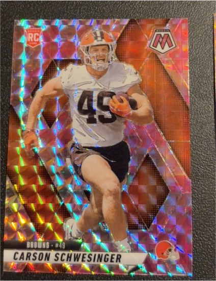 2025 Panini Mosaic #49 Carson Schwesinger — front