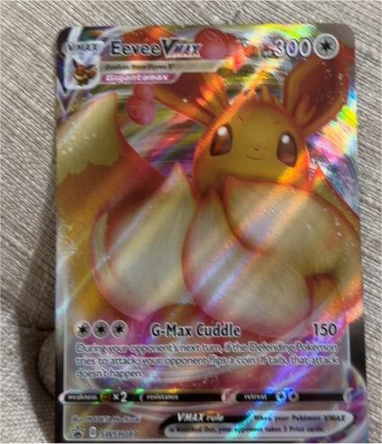2021 Pokémon TCG Eevee VMAX SWSH087 Shining Fates Black Star Promo — front