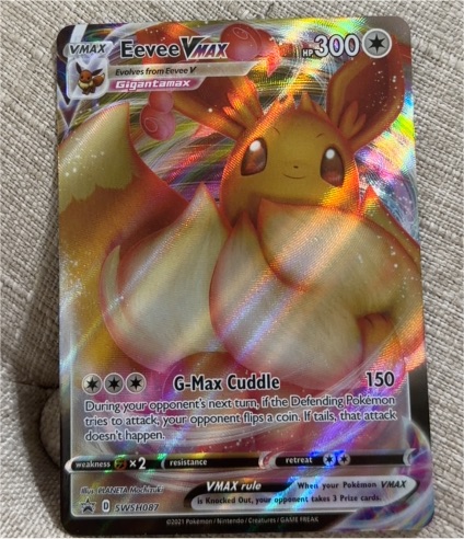 2021 Pokémon TCG SWSH087 Eevee VMAX — front
