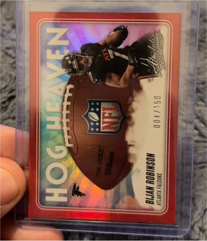 2025 Panini Absolute Hog Heaven #HH-BRN Bijan Robinson — front
