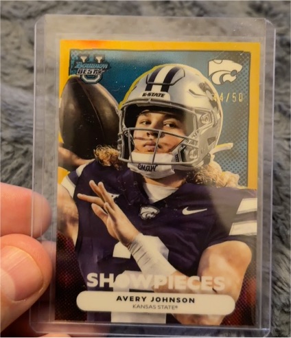 2025 Bowman Best University #BS-1 Avery Johnson — front