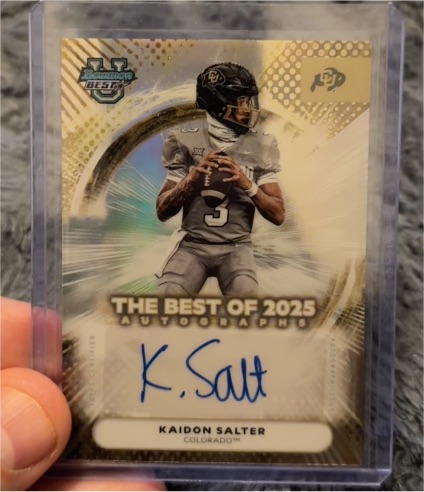 2025 Bowman Best U #BOA-KS Kaidon Salter Autograph — front