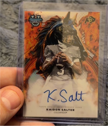 2025 Bowman Best University #WA-KS Kaidon Salter Workhorse Auto — front