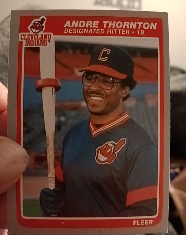 1985 Fleer #457 Andre Thornton — front