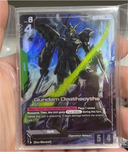 2025 Gundam Newtype Rising GD01-025 Gundam Deathscythe LR+ — front