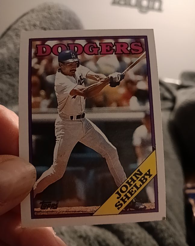 1988 Topps #428 John Shelby — front