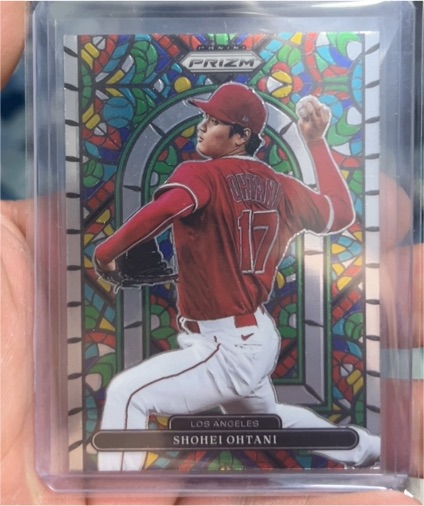 2022 Panini Prizm Stained Glass #SG-3 Shohei Ohtani — front
