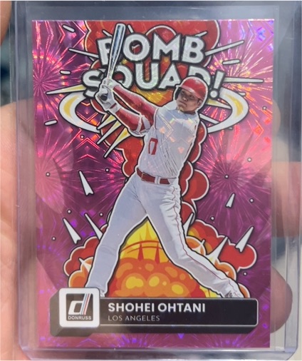2022 Donruss #BS-3 Shohei Ohtani Bomb Squad — front