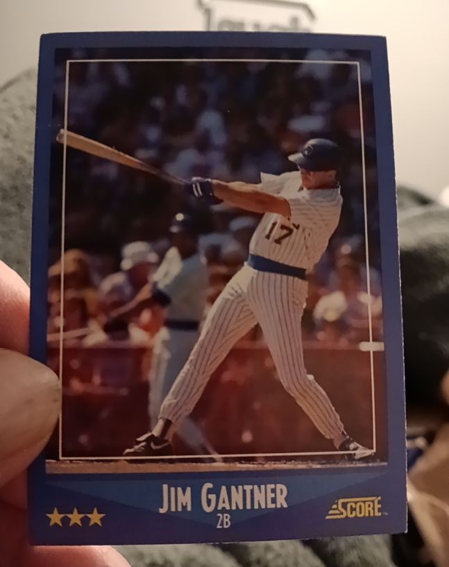 1988 Score #197 Jim Gantner — front