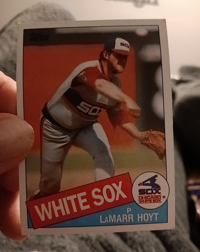 1985 Topps #520 LaMarr Hoyt — front