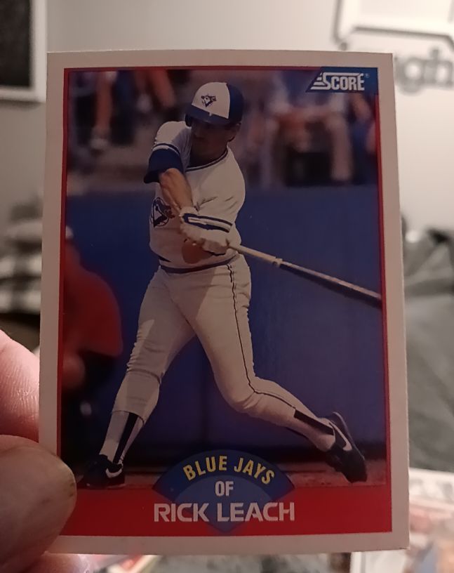 1989 Score #487 Rick Leach — front