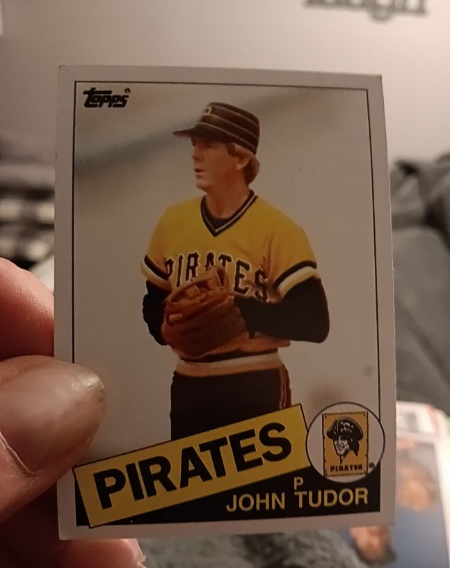 1985 Topps #214 John Tudor — front