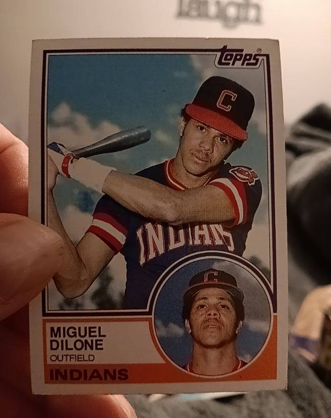1983 Topps #303 Miguel Dilone — front