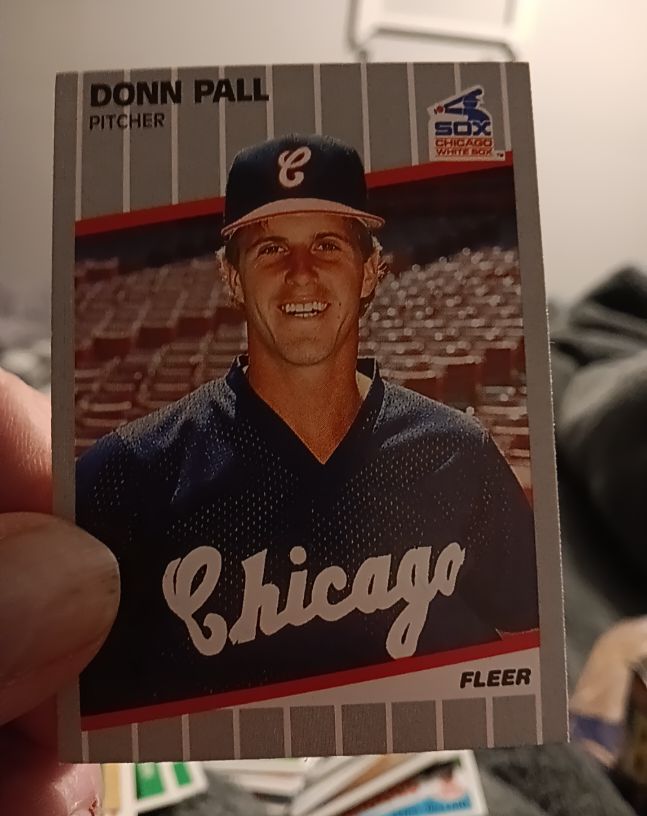 1989 Fleer #505 Donn Pall — front