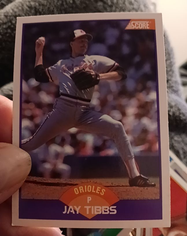 1989 Score #262 Jay Tibbs — front