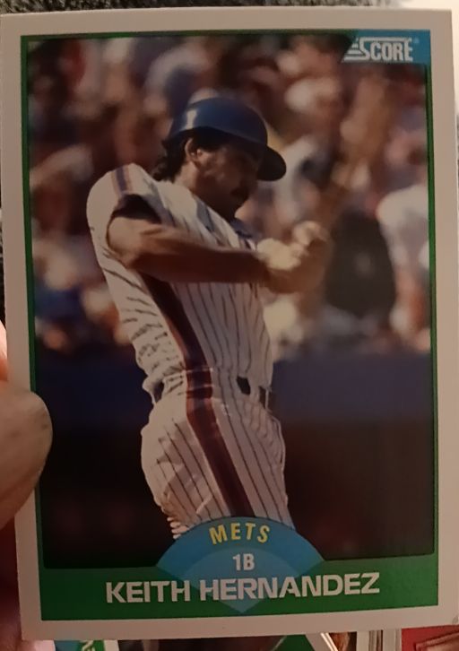 1989 Score #41 Keith Hernandez — front