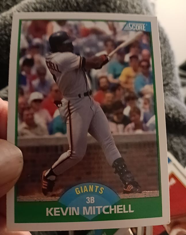 1989 Score #39 Kevin Mitchell — front
