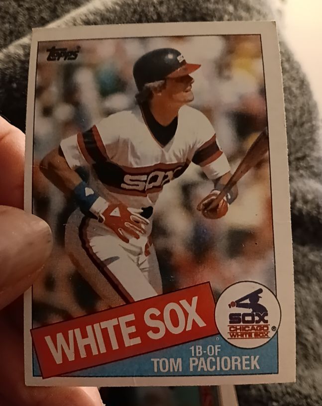 1985 Topps #572 Tom Paciorek — front