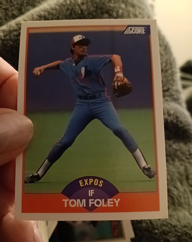 1989 Score #405 Tom Foley — front