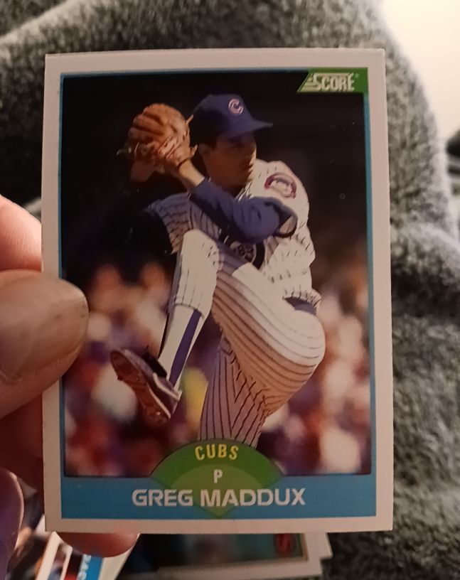 1989 Score #119 Greg Maddux — front