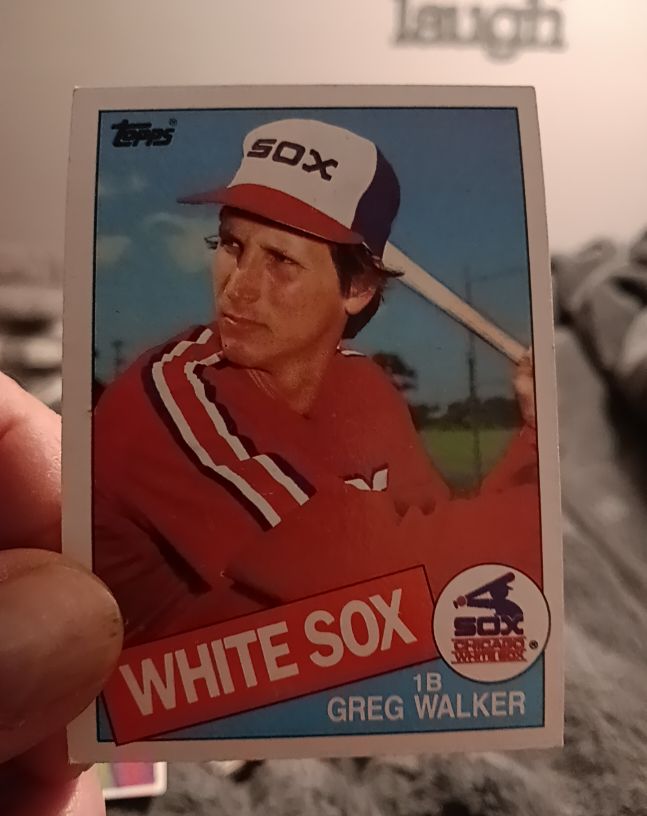 1985 Topps #623 Greg Walker — front