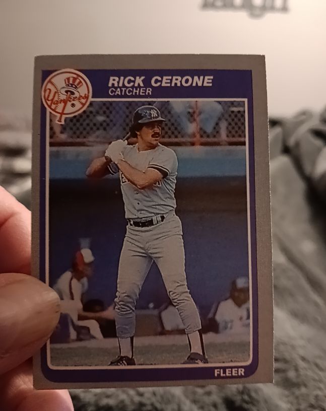 1987 Fleer #200 Rick Cerone — front