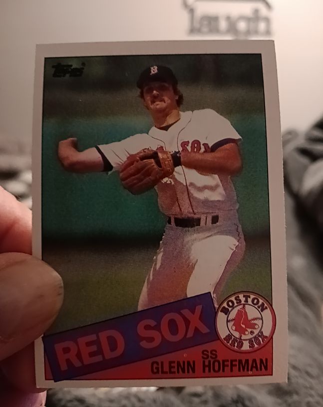 1985 Topps #633 Glenn Hoffman — front