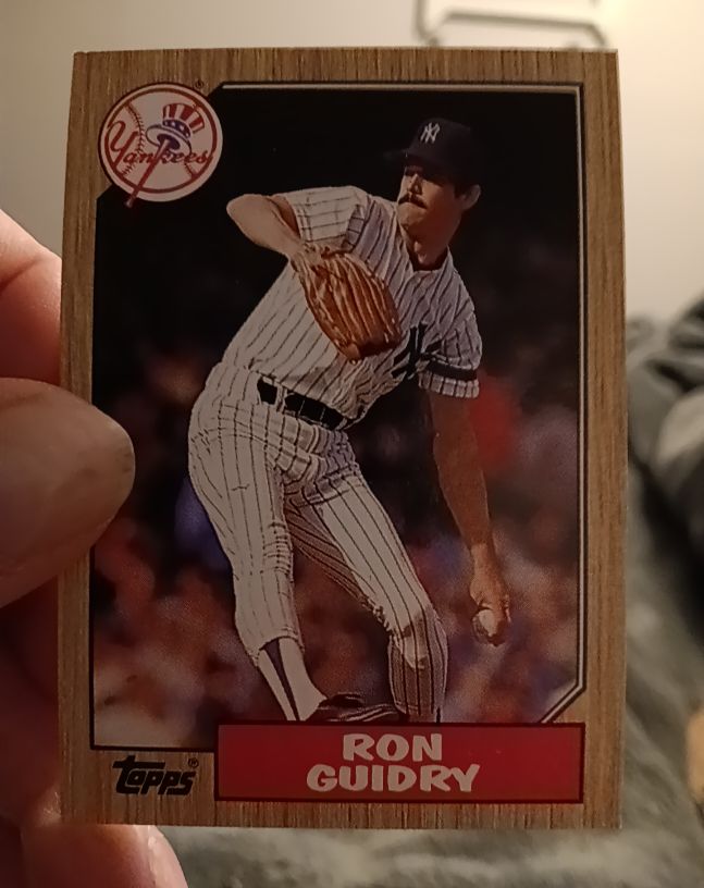 1987 Topps #375 Ron Guidry — front