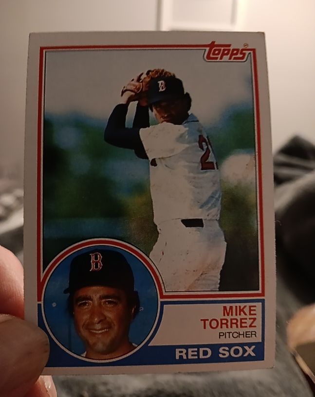 1983 Topps #743 Mike Torrez Boston Red Sox — front