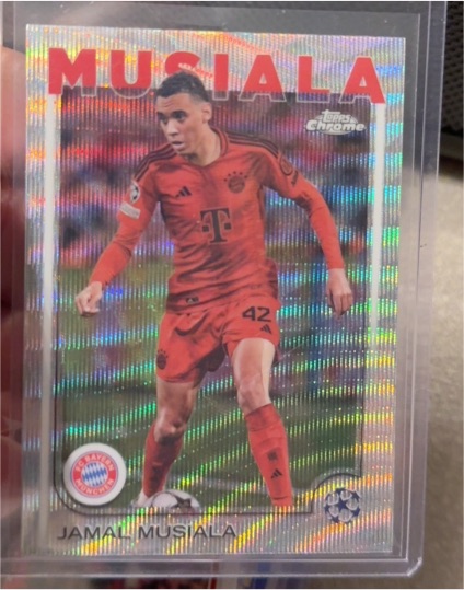 2024-25 Topps Chrome UEFA Club Competitions #42 Jamal Musiala — front