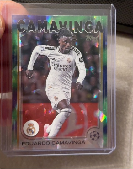 2024-25 Topps Chrome UEFA Club Competitions #93 Eduardo Camavinga — front